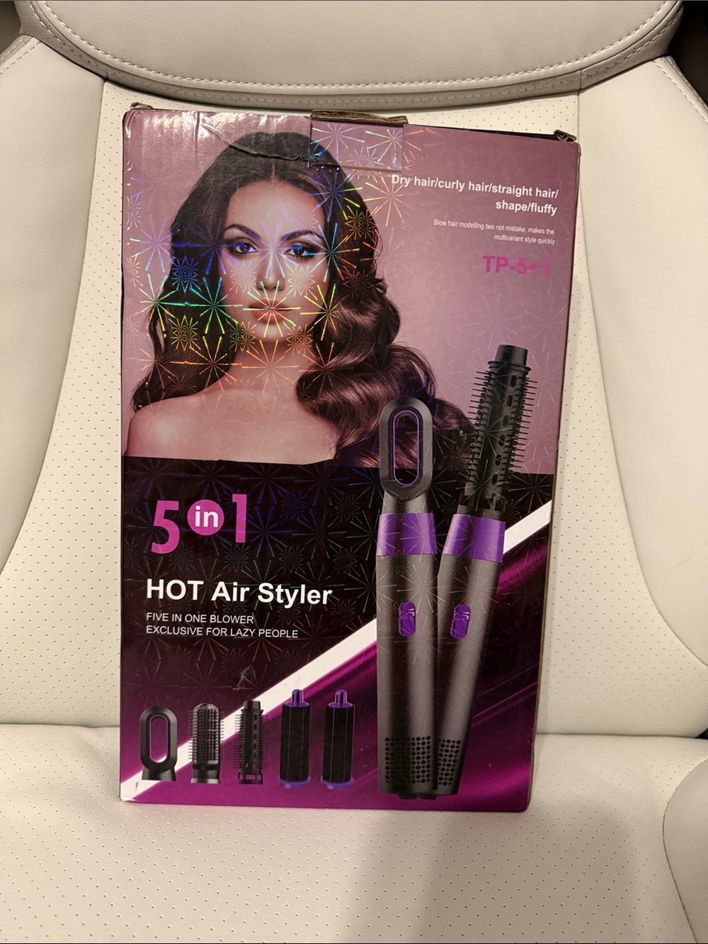 HOT Air Styler 5-in-1 Hair Dryer & Volumizer - Purple/Black